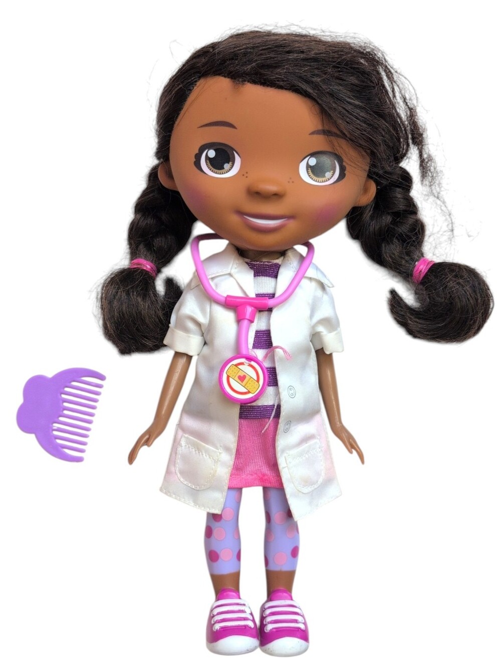 DISNEY Doc McStuffins Doll + Hair Comb